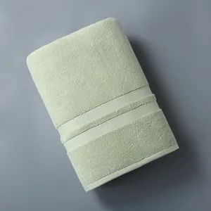 Wholesale Custom Logo High Quality Promotional Cheap Dobby Terry Shower Towels 100% Cotton Bath Towels Set for Home and Hotel - Shanghai General Textile Co., Ltd. - China