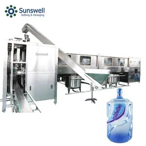 Manufacture Customized Electric Water Bottle Line 300bph Bottling Liquid Filling Machine 5gallon Xgf-2000 - Zhangjiagang Sunswell Machinery Co., Ltd. - China