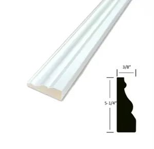 Home Decor Molduras Pared MDF Primed Timber Wooden Cabinet Roof Stair Skirting Moulding Boards Corner Wall Trim Baseboard Moulding Wall-Skirting-Board - Linyi Changyuan International Trade Co., Ltd. - China