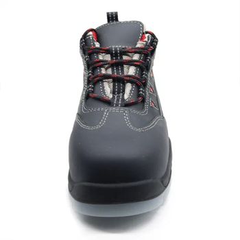 Rubber Outsole Genuine Leather Safety Shoes for Waterproof Work Man - Hebei Rongxiang Shoes Co., Ltd - China