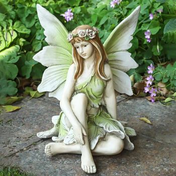 26cm 10.3inch Garden Maiden Flower Fairy European Creative Furnishings Home Garden Villa Decorative Crafts Resin Statue Ornaments - Xiamen Qlfamily Technology Co., Ltd. - China