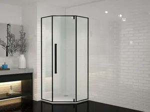 Simple Installation Diamond Glass Shower Rooms and Shower Enclosure - Pinghu Best Sanitary Ware Co., Ltd. - China