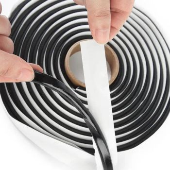 Butyl Seal Tape 3/8" X 30 Feet Black Rubber Sealant Tapes Leak Proof Putty Tape for RV Patching, Window Caulking, Door, Headlight, Windshield, Boat Sealing - Kejian Polymer Material(Shanghai) Co., Ltd. - China