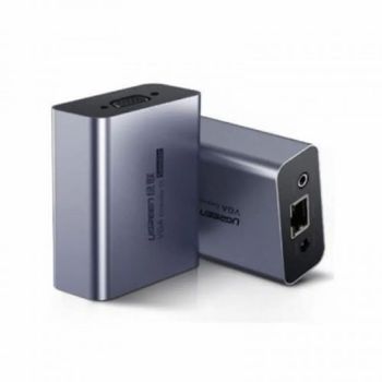 Ugreen 60533 VGA Extender with 3.5mm Audio 100m, Female Color Grey Brand Ugreen Power Supply 5v Part Number 60533 Converter type - Amethyst IT Solutions Private Limited - India