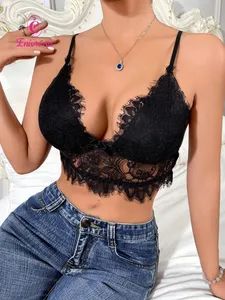 European and American High Quality Sexy Ladies Black Lace Sexy Lingerie Transparent Bra Ey10360s - Zhuji Yunying International Trade Co., Ltd. - China