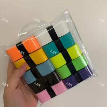 Anxun Custom Logo PU Sweatband Absorption Tennis Racket Grip Tape Badminton Pickleball Racket PU Overgrip - Shenzhen Anxun Technology Co., Ltd. - China