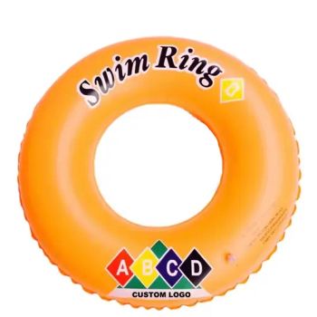 Custom Logo Children PVC Inflatable Swim Ring Promotional Adults Tube Swimming Rings - GOOD IDEA PROMOTION LIMITED - China