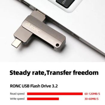 Real Capacity 1tb OTG Swivel USB Flash Drive Pen Drive Memory Stick for Phone PC - GuangZhou Ronc Electronic Technology co.,LTD - China