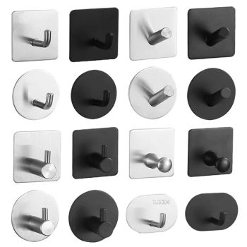 Stainless Steel Living Room Wall Door Hanger Clothing Coat Hook, Home Decorative Clothes Garment Towel Hooks - Chaozhou Sinaien Stainless Steel Products Co., Ltd. - China