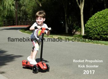 Mini Rocket Kick Scooter for Kids in Rose Pink Color Wheels 3 Kind Panel Age Children Condition New Model NO. E67 Origin Zhejiang - China Flame Group Ltd. - China