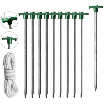 Non-Rust Metal Tent Pegs Ground Stakes Esg27482 Weight 939g Included 1PC Origin China Condition New HS Code 7317000000 Model NO. - Ningbo Easyget Co., Ltd. - China