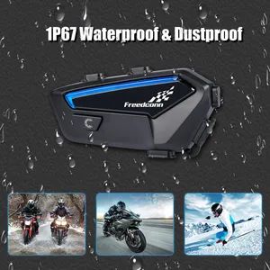 Full Duplex Interphones Headset Motorcycles 1200 Meters Range Helmet Intercom - Shenzhen Freedconn Electronics Co., Ltd. - China