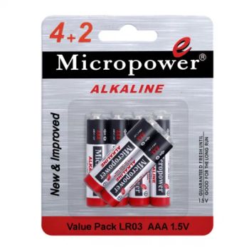 Wholesale Low Price AAA Lr03 1.5V Alkaline Battery Size AAA Origin China HS Code 8506101210 Packaging Hang Tag Recycling Recyclable - Microcell International Battery Co., Ltd. - China