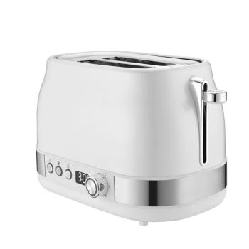 LED Display Time Watch Smart Bread Toaster Machine 2 Slice Commercial Price Pop up Toasters Custom Toaster - Hangzhou Happyfull Import & Export Co., Ltd. - China