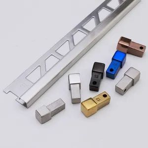Niuyuan Factory Metal Tile Accessories Stainless Steel Tile Edging Trim for Wall Floor Furniture Decoration 201 304 Ceramic Tile Profiles - Foshan Nanhai Niu Yuan Hardware Product Co., Ltd. - China
