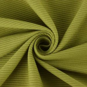 Soft Bamboo Cotton Spandex Rib Fabric for Tshirts' Cuff Clothes - Shaoxing Suerte Textile Co., Ltd. - China