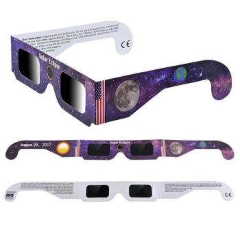 High Quality Promotional Disposable 3D Paper Solar Eclipse Sunglasses Glasses with Custom Logo - Guangzhou Mangou Arts and Crafts Co., Ltd. - China