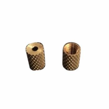 Brass Threaded Inserts, Packaging Type: Box Color Golden Material Brass Finishing Polished Packaging Type Box Usage/Application Electric - Shiv Brass Industries - India