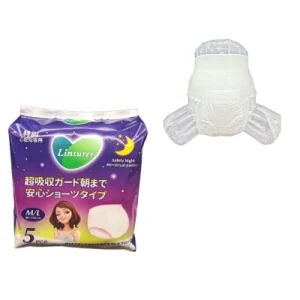 Disposable Type Sanitary Napkins Pants Lady Menstrual Pads Period Panty - Quanzhou Feiyue Sanitary Products Co., Ltd. - China