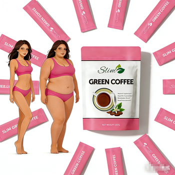 OEM Peach Flavor No Sugar Diet Instant Coffee Slim Green Coffee for Weight Loss Fat Burn Slimming Green Coffee Powder - EcoRoma GmbH - Germany