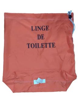 Hotel Laundry Bags with Logo for Clothes Color Blue Origin China Trademark SPN Shape D-shaped Model NO. LB018 Size - Hangzhou Special Nonwovens Co., Ltd. - China