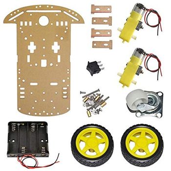 Anil electronics store2WDKIT 2Wd Smart Robot Bot with Chassis, Bo Motor, Wheels, Clamps, - Anil Electronics Store - India
