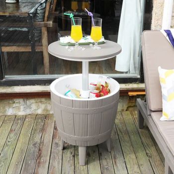 Cool Bar Outdoor Garden Ice Bucket Plastic Cooler Table for Garden Parties - Hangzhou Cheers Technology Co., Limited - China
