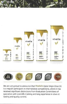 Vivelia Extra Virgin Olive Oil - ARGOS GLOBAL TRADE LLC - United States