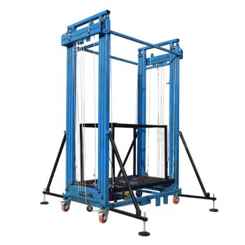 2 to 10-Meter Design Portable Remote Control Outdoor Indoor Home Site Foldable Small Electric Scaffolding - Miluo Frank Technology Co.,Ltd. - China