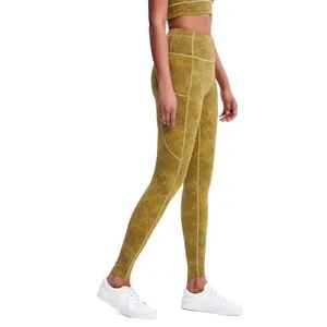 Women's High Waist Comfort Soft Yoga Sports Pants Stretchy Compression Yoga Pants - Yangzhou Smile Imp & Exp Co., Ltd. - China
