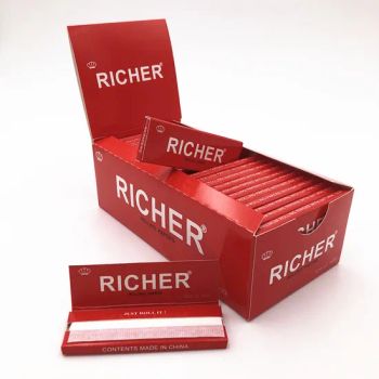 Richer OEM 14GSM Cigarette Tobacco Hand Rolling Papers Factory Price - GUANGZHOU RICHER IMPORT AND EXPORT TRADE CO.,LTD. - China