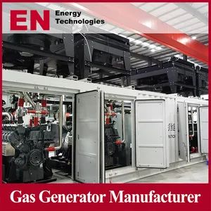 1100kw 1250kw 1600kw 2200kw 2600kw 3000kw Container/Open/Silent Type Gas Power Generator for Factory Cogeneration, Wellhead Gas Recovery - Qingdao En Energy Technology Co., Ltd - China