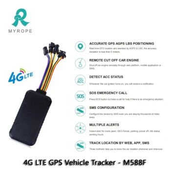 4G Car Motorcycle Alarm GPS Tracker FCC GPS Tracking Devices GPS Car Tracker Mini with Free Software - Rope Innovation Co., Ltd. - China
