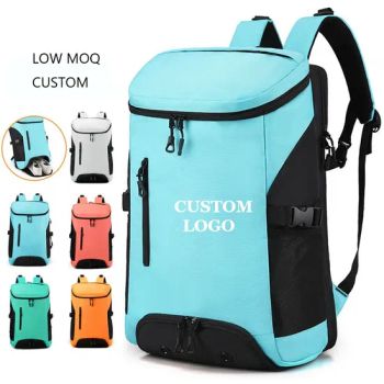 Custom Outdoor Tennis Backpack Racket Badminton Waterproof Gym Casual Sport Travel Teenager Bagpack with Shoes Compartment - Baoding Mishuo Bag Manufacturing Co., Ltd. - China