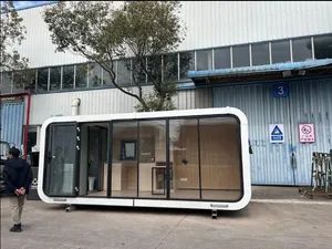 Modular Outdoor Factory Price Fashion Modern Mobile Hotel Tiny Apple House Prefabricated Steel Structure Cabin with Bedroom Prefab House - Shandong Huisheng International Trade Co., Ltd. - China