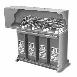 Power Factor Improvement Capacitors Frequency 50 Hz Voltage Rating 440 Volts Physical Thickness 5-8 Microns Effective Thickness 5-17 - Andavar Electrical Distributors - India