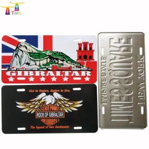 Fashion Design Sublimation License Plate Blank Aluminum Blank Plate Car Number License Plate - Hunan Igor Crafts Co., Ltd. - China