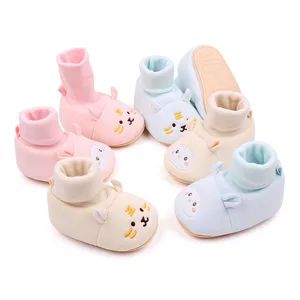 Hot Selling Soft TPR Outsole Design Cute Animal Cotton Baby Newborn Socks Shoes - Zhejiang Miyue Shoes Co., Ltd - China