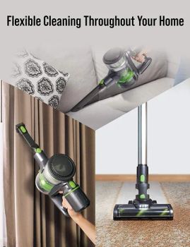 Cordless Vacuum Cleaner 12kpa Powerful Suction 150W Motor 2 in 1 Stick Handheld Vacuum for Home Hard Floor Carpet Car Pet Hairs - Ningbo Liyyou Group Co., Ltd. - China