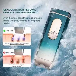 Portable Homeuse Ice Cooling IPL Hair Removal Epilator 5 Levels Painless Facial Hair Removal Laser Hair Remover - Voraglow Trading Co., Ltd - China