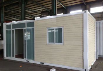 Customizable Modular Steel Structure Flat Pack Container House Booth - China Chengdu Yuwen Co., Ltd. - China
