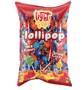 Lightpop-Lollipop Color Black, Blue, Brown, Gold, Green, Grey, Orange, Pink, Purple, Red, Transparent, White, Yellow - Egy-gulf - Egypt