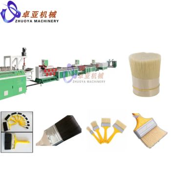 Plastic Synthetic Paint/Art Brush Filament Hog Bristles Fiber Yarn Making Machine - Qingdao Zhuoya Machinery Co., Ltd. - China