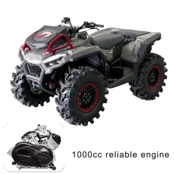 Adult Gas ATV, Heavy Duty off-Road 4-Wheeler with Manual Transmission, Big 21"/20" Tires, and Improved Suspension System - Matte Black - Binzhou Jinyi Equipment Co., Ltd. - China