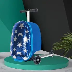 Reversible Sequin Suitcase Kids Scooter Luggage and Kids Sequin Luggage Set - Market Union Co. Ltd. - China