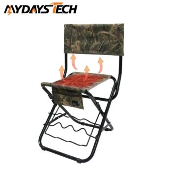 Mydays Tech Folding Heated Camping Fishing Chair Rod Holder for Ice Hunting - Changzhou Mydays Energy Technology Co., Ltd. - China