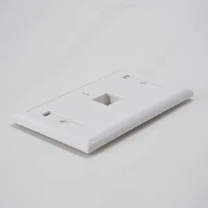 RJ45 Wall Socket Faceplate 120 Type 1 Pot ABS Plastic Color White Origin China Condition New HS Code 8517709000 Trademark HY - Ningbo HY Connect Communication Technology Co., Ltd. - China