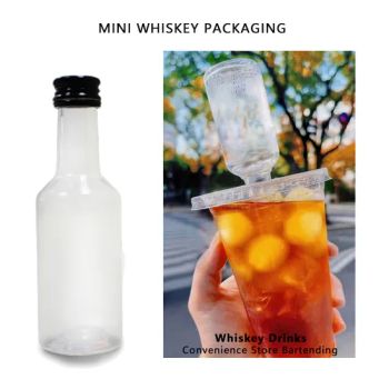 Pet Wine Bottle Vodka/Whisky/Brandy/Tequila/Gin/Spirit Bottle Sample Wine Pet Bottle - Shenzhen Zhenghao Plastic & Mold Co., Ltd. - China