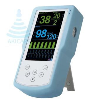Mainstream Etco2 Real Time Capnograph SpO2 Monitor External Oximeters Reusable Capnometer - Akicare Technology Limited - China