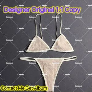 Bathing Suits Colorful Rainbow Women Sexy Designer Bathing Suit Luxury Women's Woman Swimwear Ladies Famous Brand Copy Two-Piece Letter Print Bikini Suspenders - Cosson Industry & Trade Co., Ltd - China